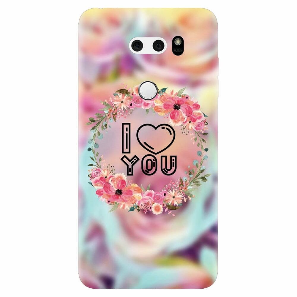 Husa silicon pentru Lg V30, I Love You