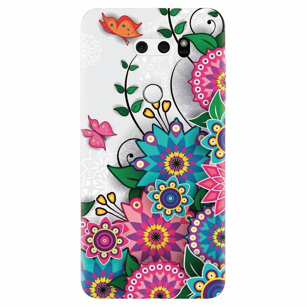 Husa silicon pentru Lg V30, Mandala Flowers