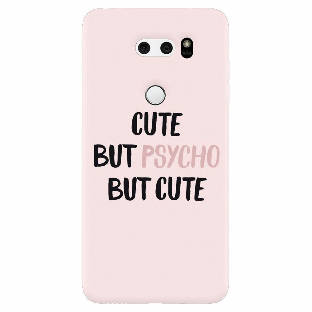 Husa silicon pentru Lg V30, Cute But Psycho