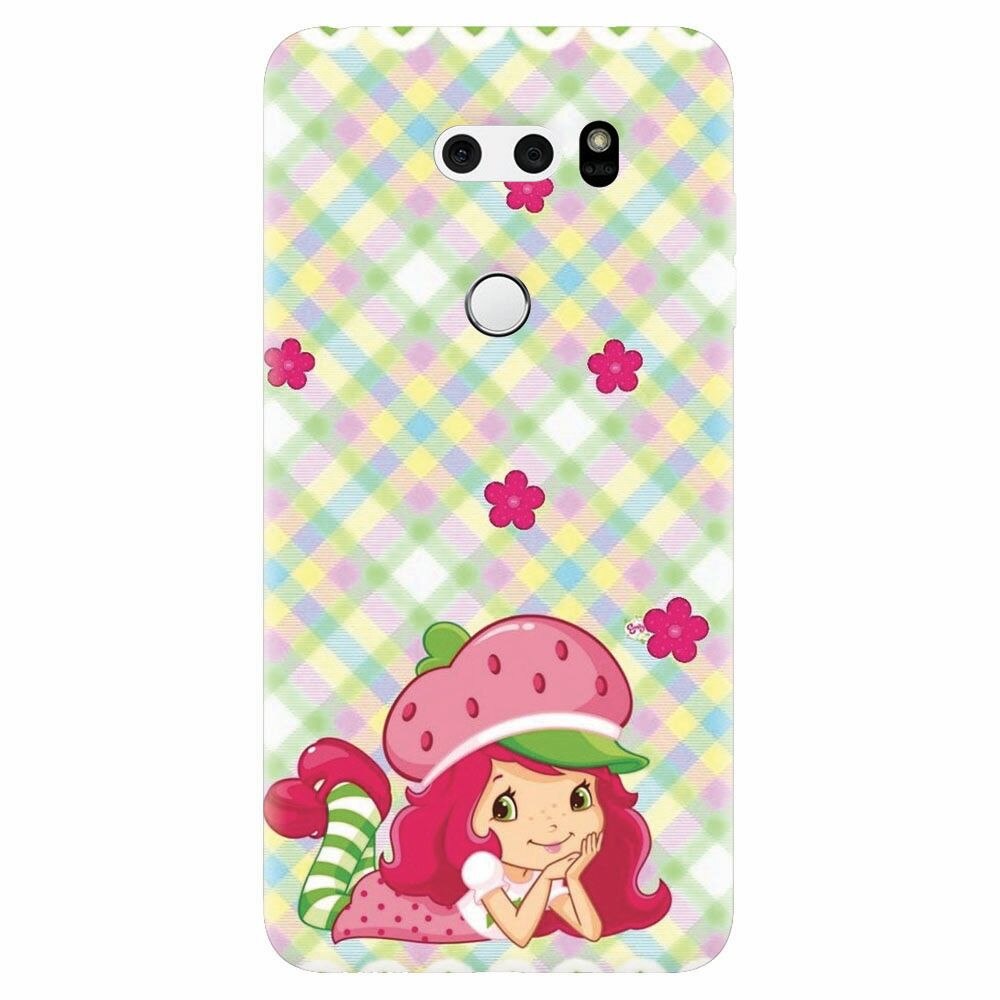 Husa silicon pentru Lg V30, Strawberry Girl