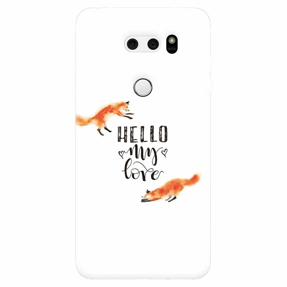 Husa silicon pentru Lg V30, Hello My Love