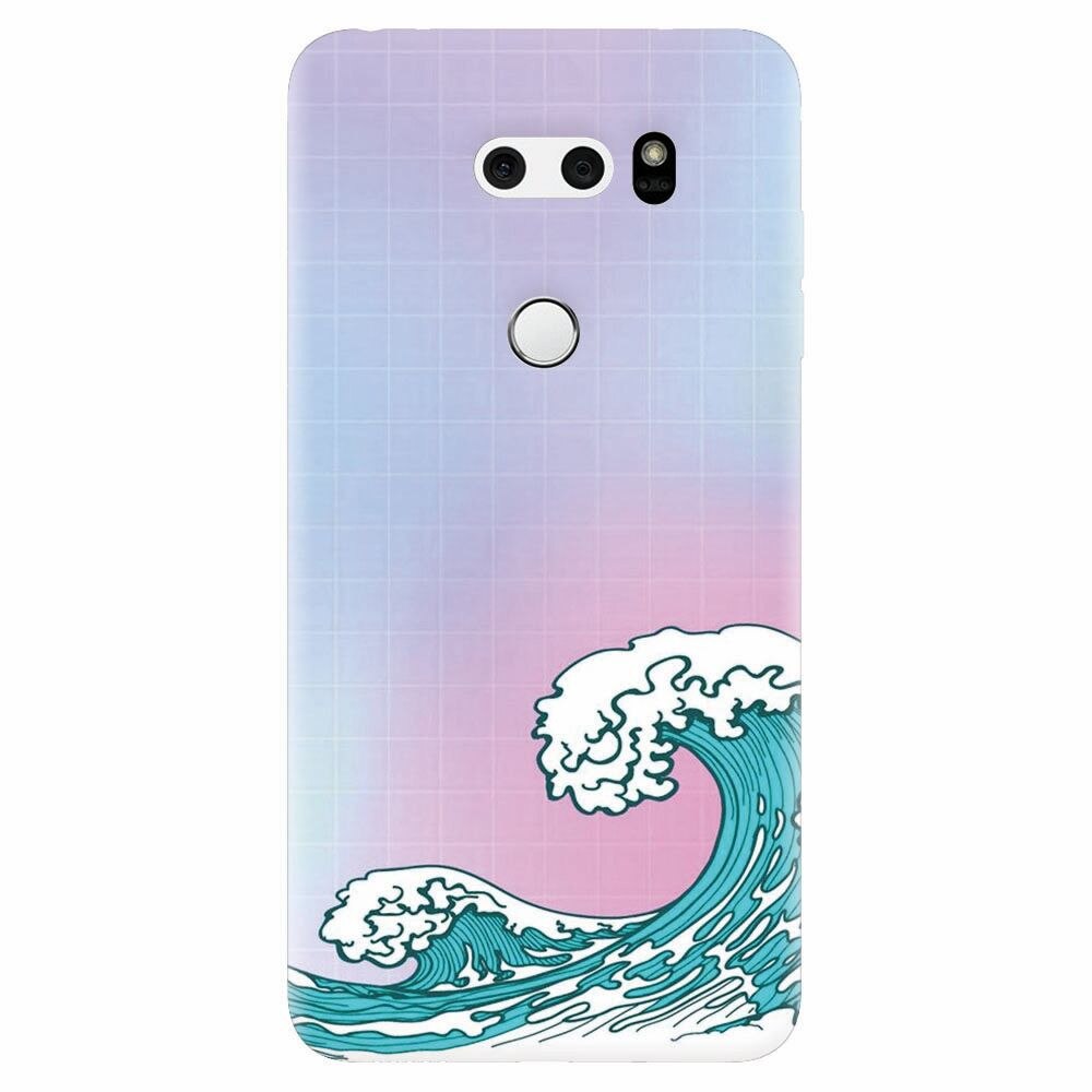 Husa silicon pentru Lg V30, Waves