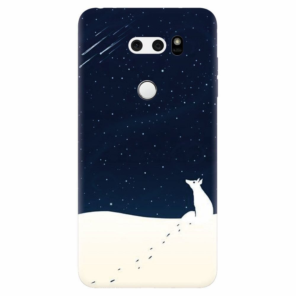 Husa silicon pentru Lg V30, Winter Night
