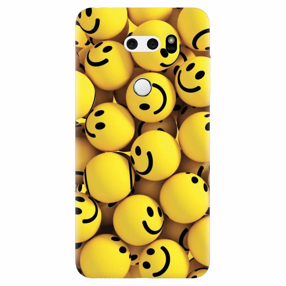 Husa silicon pentru Lg V30, Smiles 002