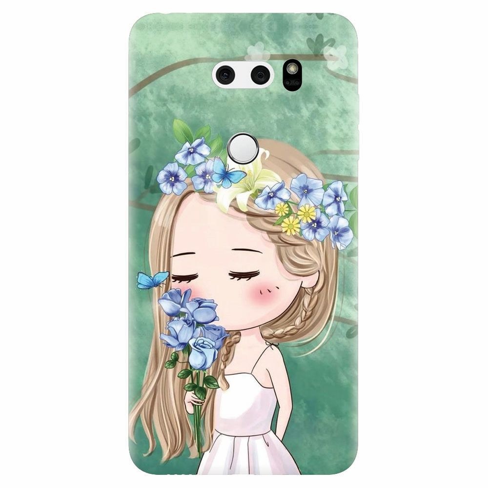 Husa silicon pentru Lg V30, Girl