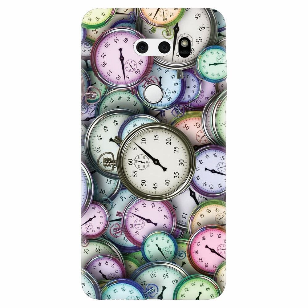 Husa silicon pentru Lg V30, Clocks