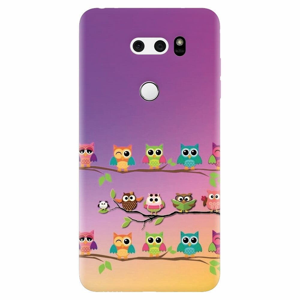Husa silicon pentru Lg V30, Owls
