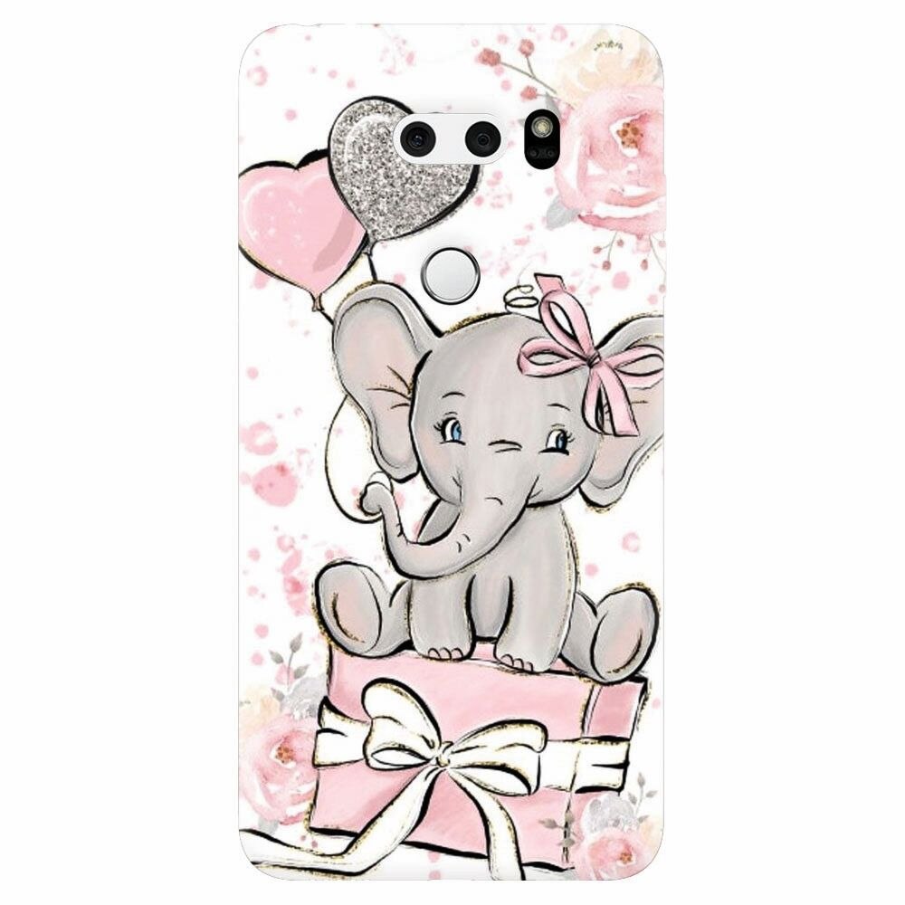 Husa silicon pentru Lg V30, Elefant