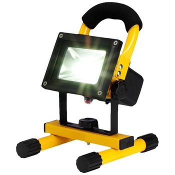 Proiector cu acumulator Led pentru lucru, se poate incarca la priza de perete sau la priza auto, ATS, putere bec 10 W Proiector cu acumulator Led pentru lucru, se poate incarca la priza de perete sau la priza auto, ATS, putere bec 10 W