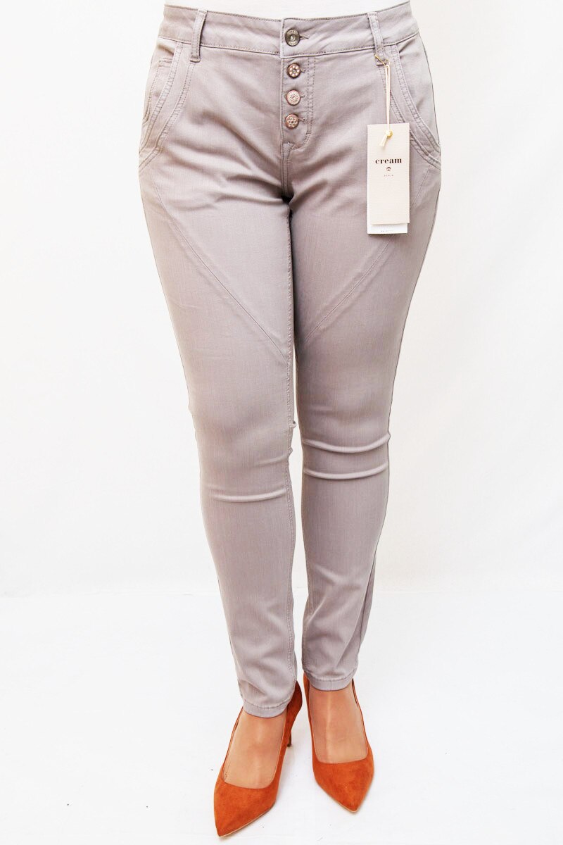 Pantaloni stretch Sisters Point, Gri