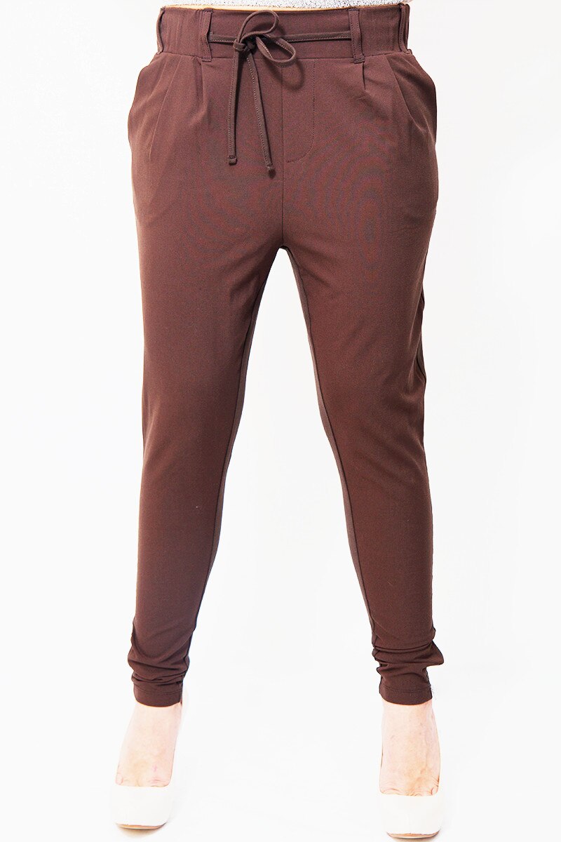 Pantaloni cu turul lasat Sisters Point,maro