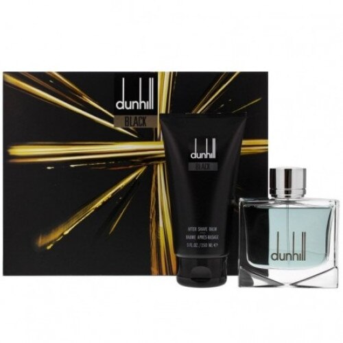 Set cadou Dunhill Black, Barbati, 100 ml Apa de toaleta + 150 ml After Shave Balsam