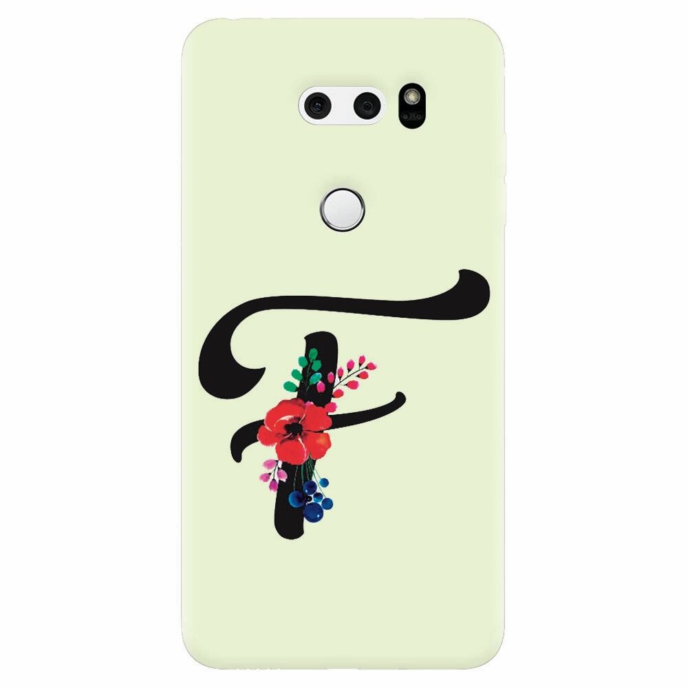 Husa silicon pentru Lg V30, Litera F