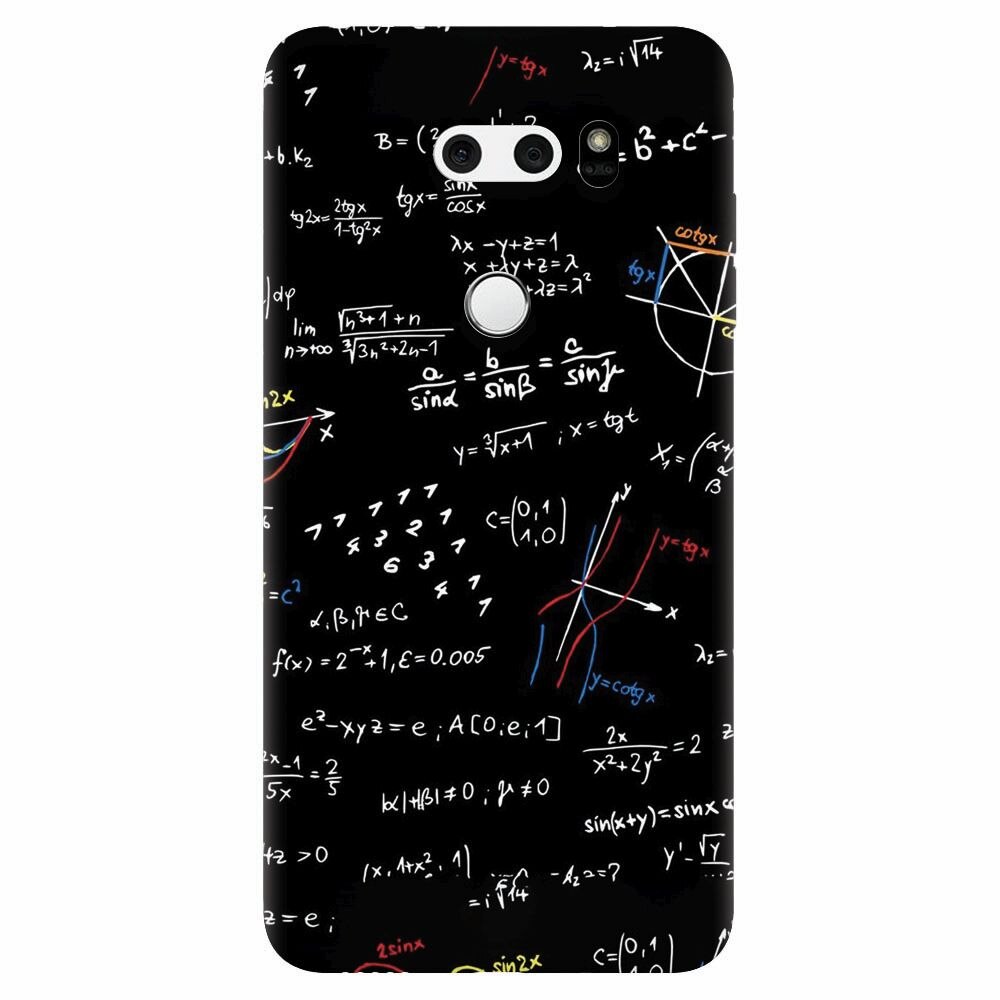 Husa silicon pentru Lg V30, Math