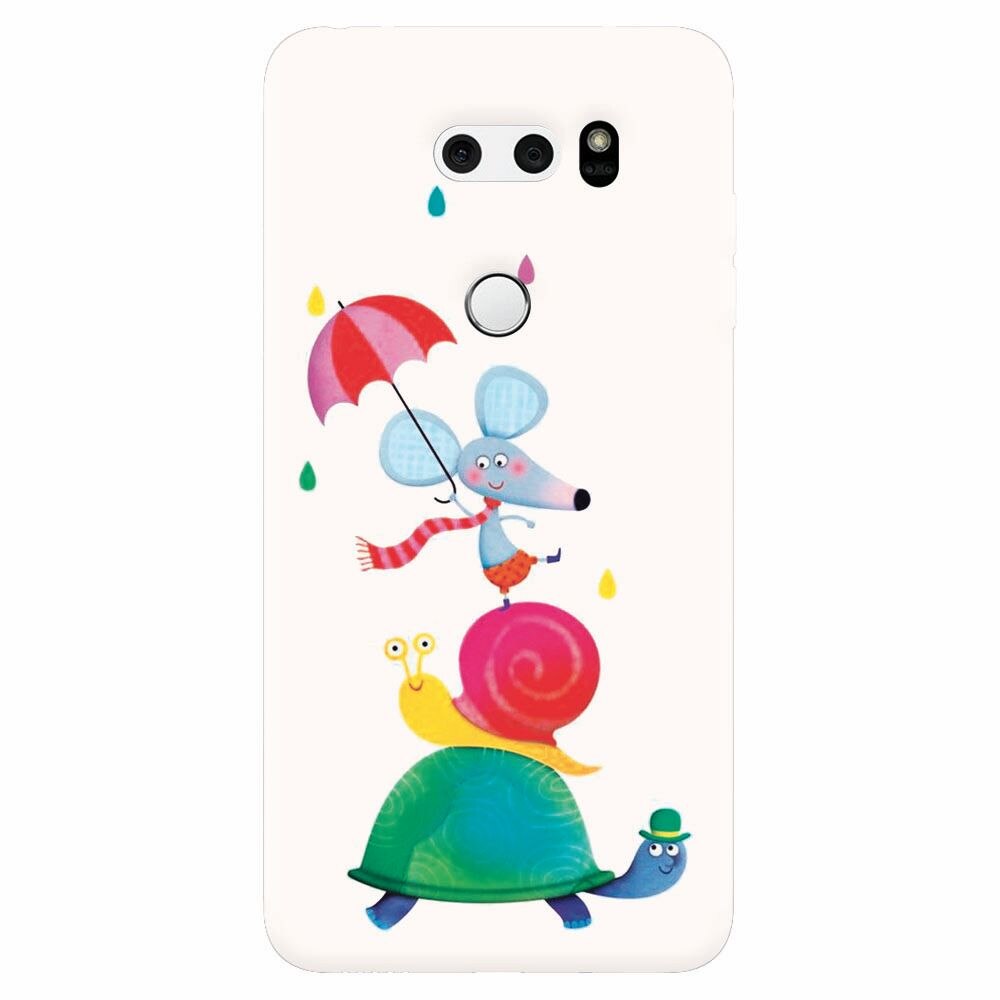 Husa silicon pentru Lg V30, Happy Animals