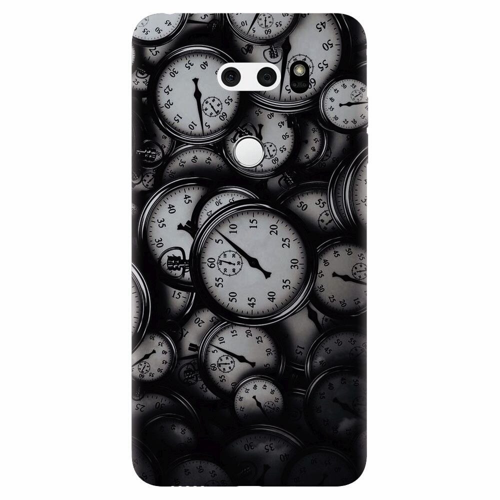 Husa silicon pentru Lg V30, Clocks Bw