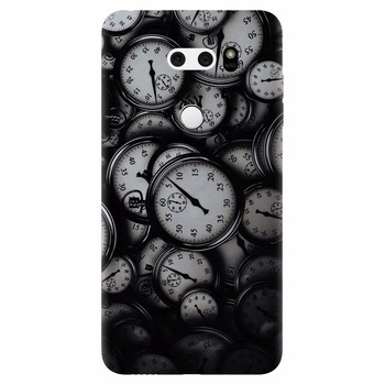 Husa silicon pentru Lg V30, Clocks Bw Husa silicon pentru Lg V30, Clocks Bw