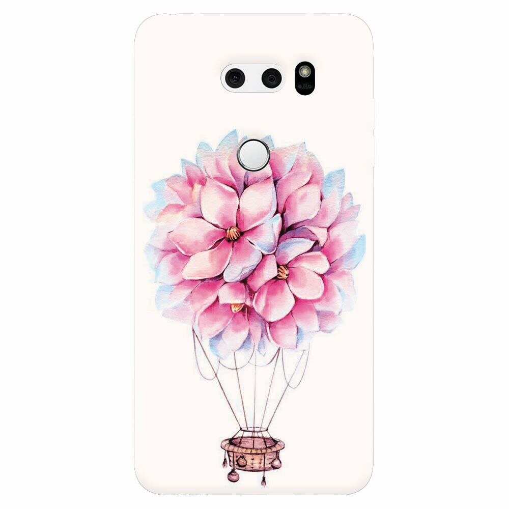 Husa silicon pentru Lg V30, Flower Baloon