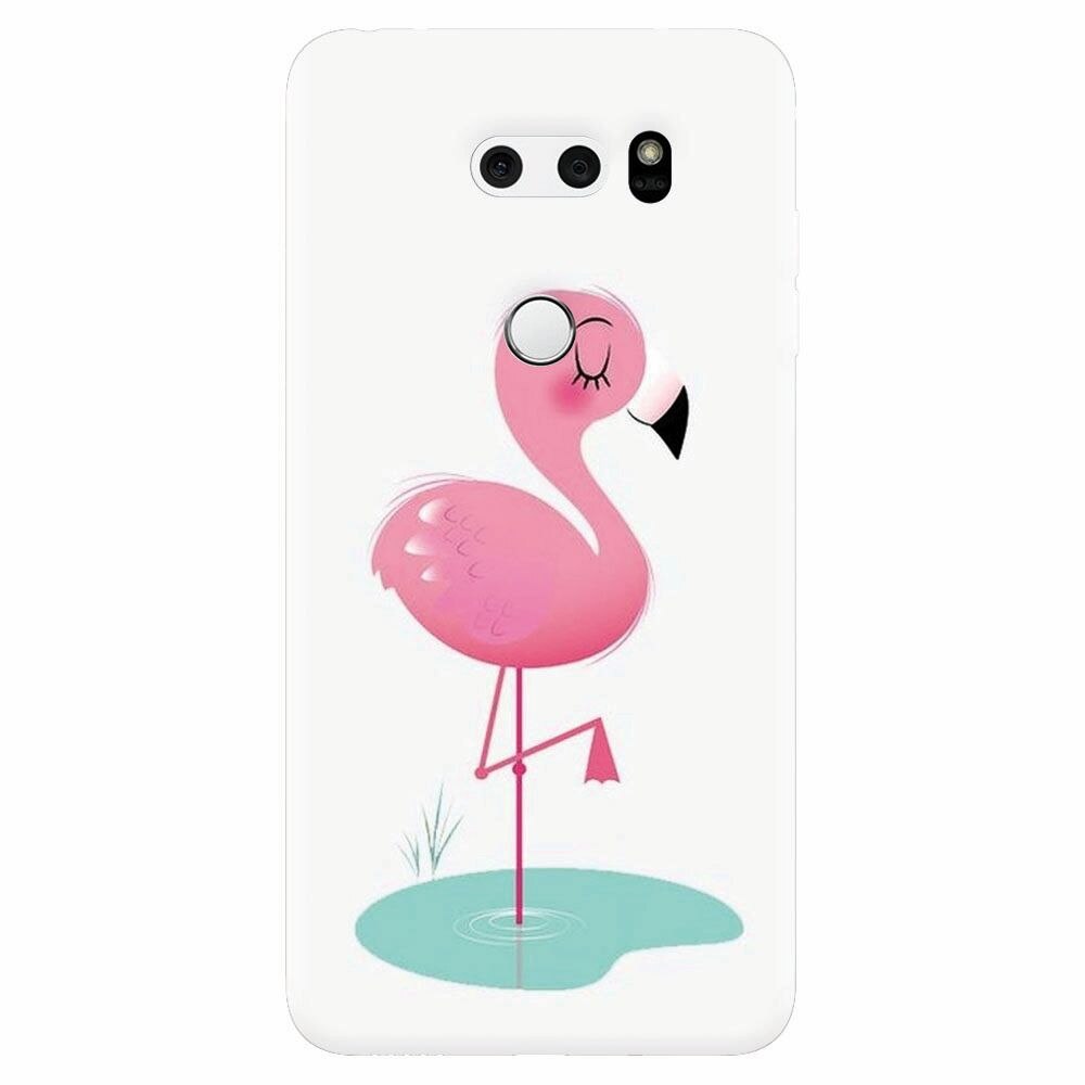 Husa silicon pentru Lg V30, Flamingo Pink