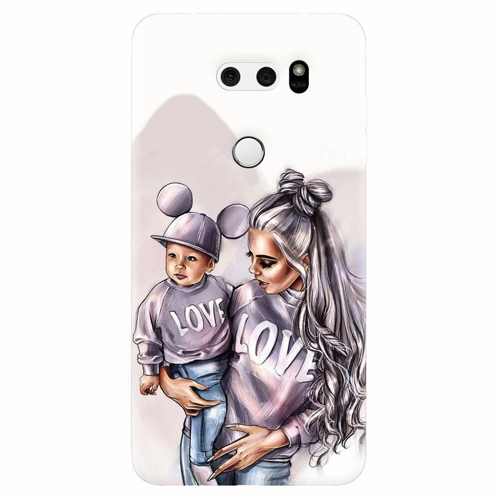 Husa silicon pentru Lg V30, Mommy Love