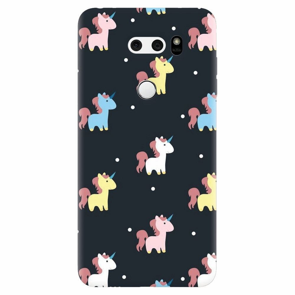 Husa silicon pentru Lg V30, Unicorns