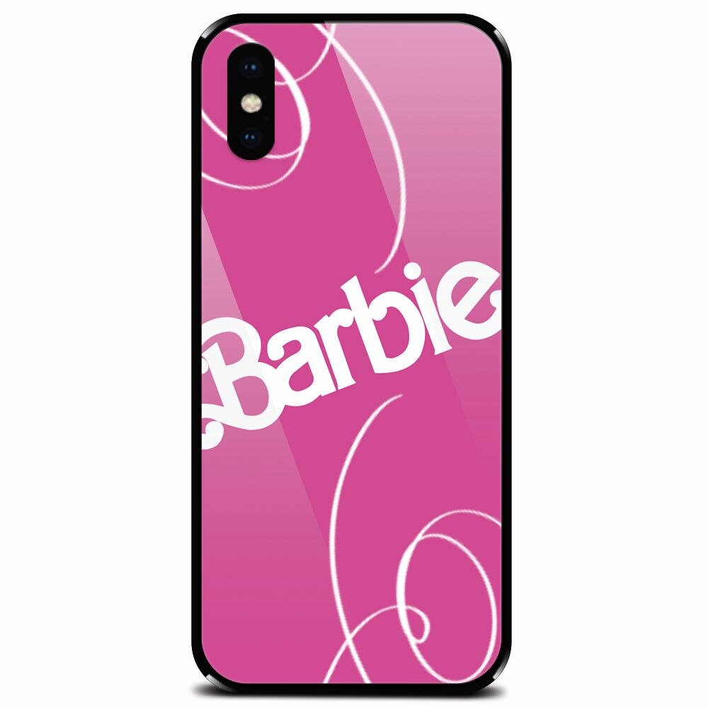 Husa din sticla securizata pentru Apple iPhone XS Max, Barbie
