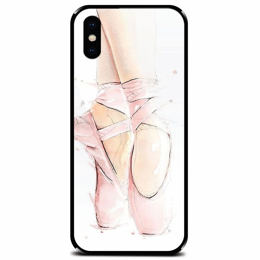 Husa din sticla securizata pentru Apple iPhone XS Max, Balet