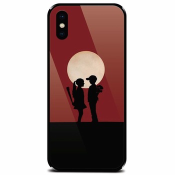 Husa din sticla securizata pentru Apple iPhone X, Boy Girl Love Story Husa din sticla securizata pentru Apple iPhone X, Boy Girl Love Story
