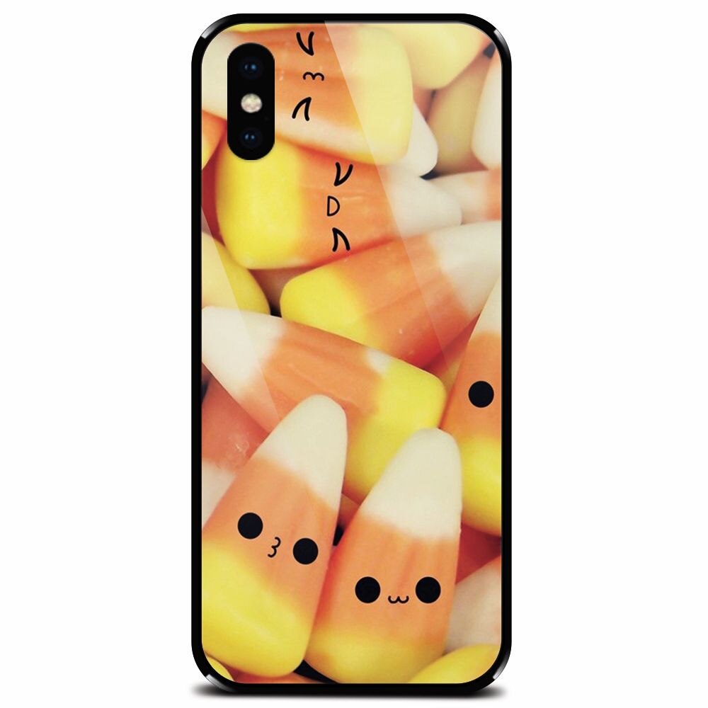 Husa din sticla securizata pentru Apple iPhone XS Max, Cute Girly 008