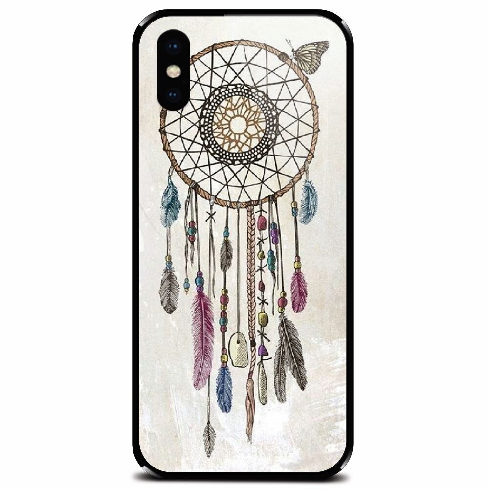 Husa din sticla securizata pentru Apple iPhone X, Dream Catcher 2