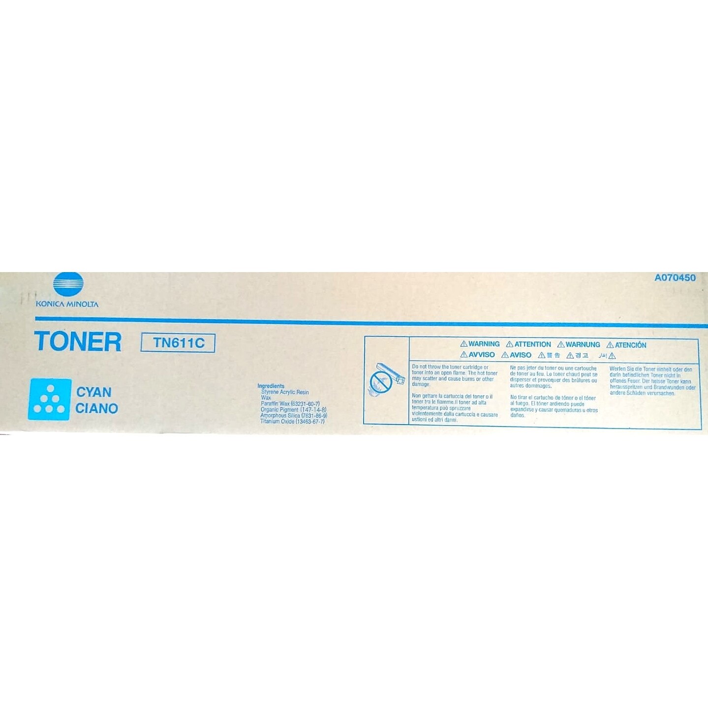 Cartus toner Konica Minolta Bizhub C451 - TN611C 27K