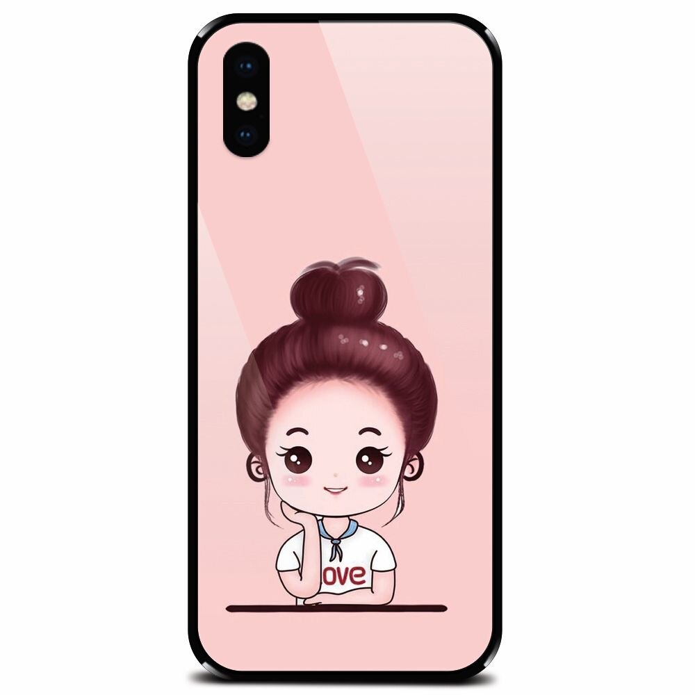Husa din sticla securizata pentru Apple iPhone XS, Animasi