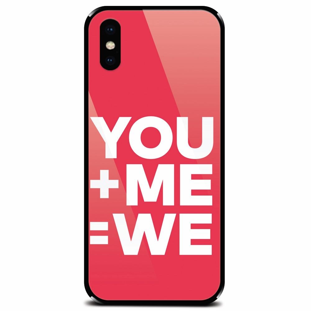 Husa din sticla securizata pentru Apple iPhone X, Valentine Boyfriend