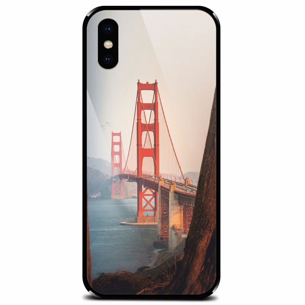 Husa din sticla securizata pentru Apple iPhone X, Bridge