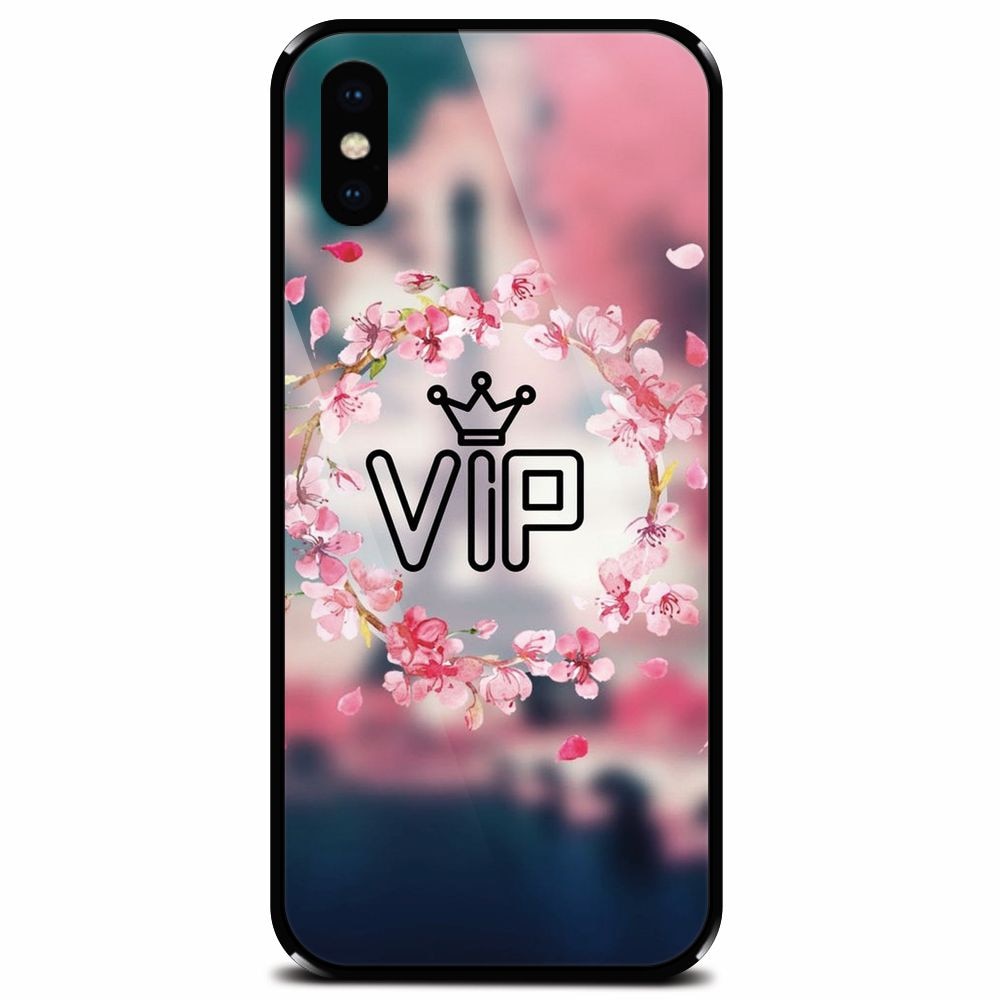 Husa din sticla securizata pentru Apple iPhone XS, VIP