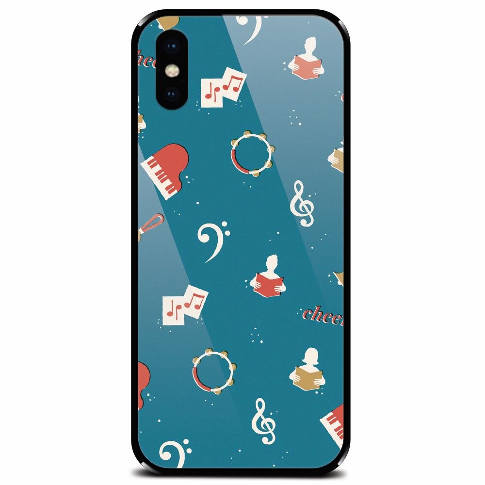 Husa din sticla securizata pentru Apple iPhone X, Alfred Music
