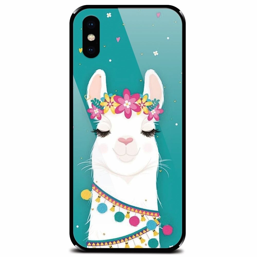 Husa din sticla securizata pentru Apple iPhone XS, Lama
