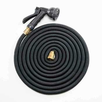 Furtun extensibil Pro+ Timeless Tools, 15 m, cu pistol pentru stropit, Negru Furtun extensibil Pro+ Timeless Tools, 15 m, cu pistol pentru stropit, Negru