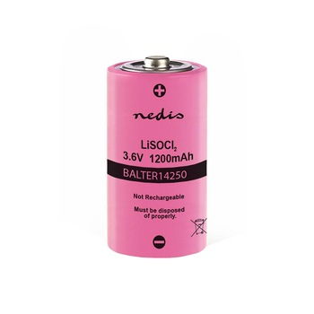 Baterie Litiu ER14250 3.6 V 1200 mAh, Nedis Baterie Litiu ER14250 3.6 V 1200 mAh, Nedis