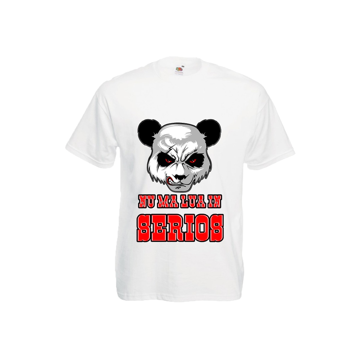 Tricou barbatesc Fruit of the loom personalizat Nu ma lua in serios alb M