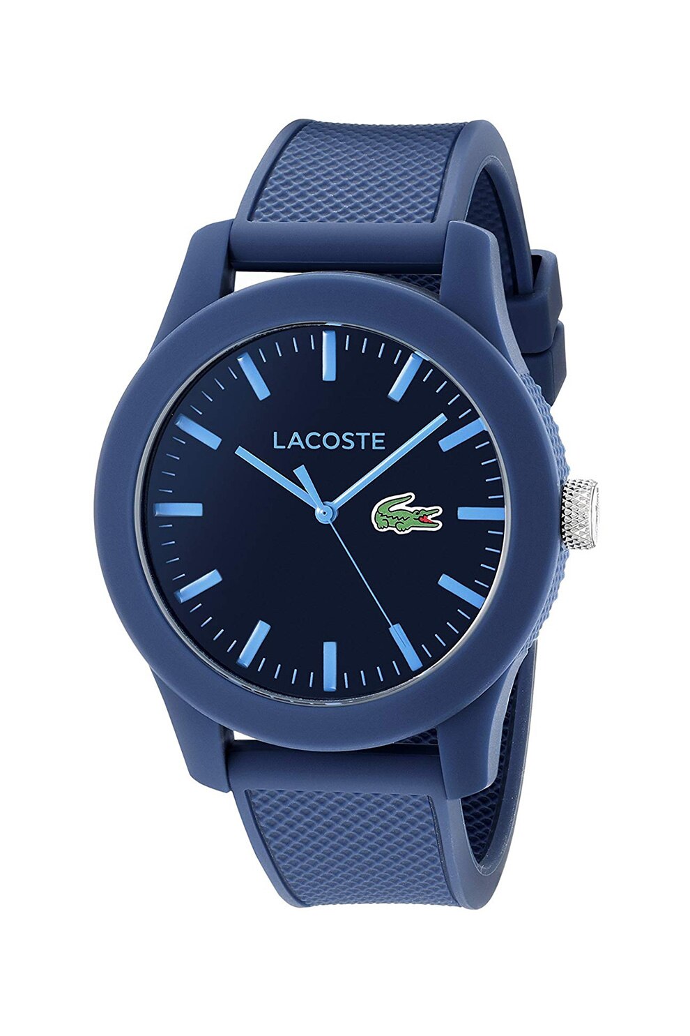 Lacoste, Ceas quartz cu bratara din silicon, Bleumarin
