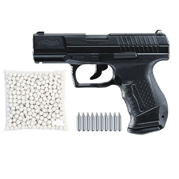 Pistol Airsoft Walther P99 DAO 2 JOULE + 10 Capsule CO2 +1000 de bile 0,25 g NMS-1985 Pistol Airsoft Walther P99 DAO 2 JOULE + 10 Capsule CO2 +1000 de bile 0,25 g NMS-1985