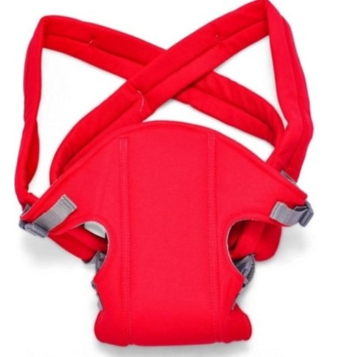 Marsupiu bebelus cu sustinere, Liliac, rosu, 28 cm