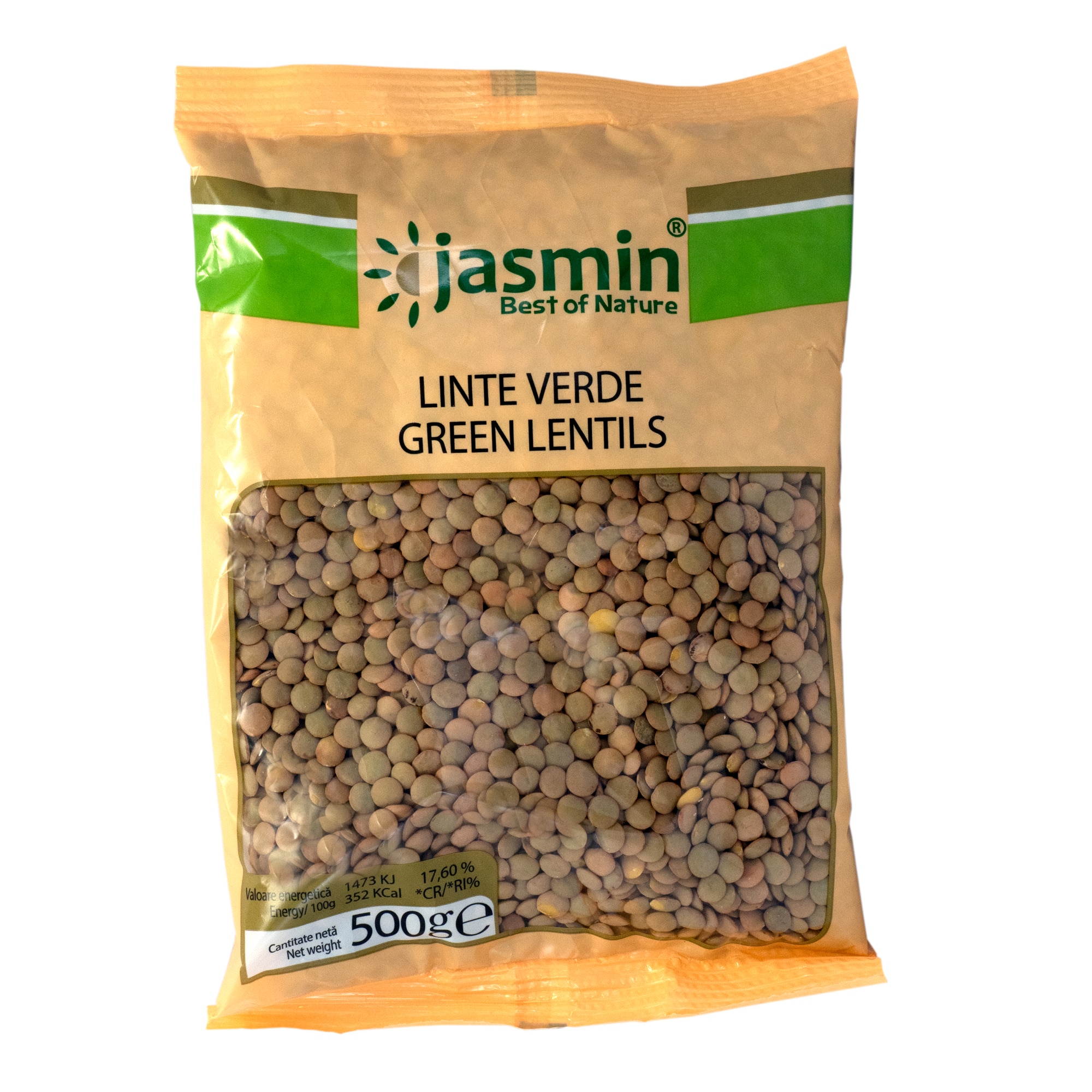 Linte verde, JASMIN, 500g