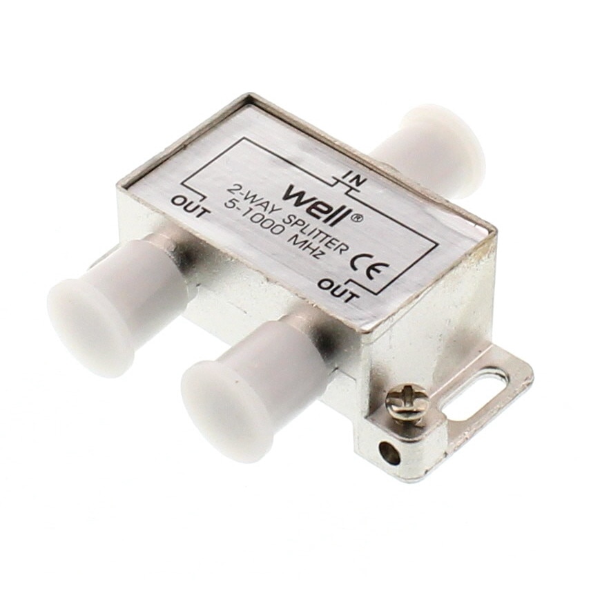 Spliter 2 cai pentru retea CATV Well, 1000 Mhz