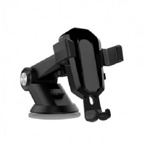 Suport telefon fix , cu fixare pe ventuza , de culoare neagra