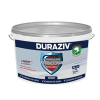 Vopsea Lavabila Antibacteriana - Duraziv Standard Antibacterian, Alba, 10L