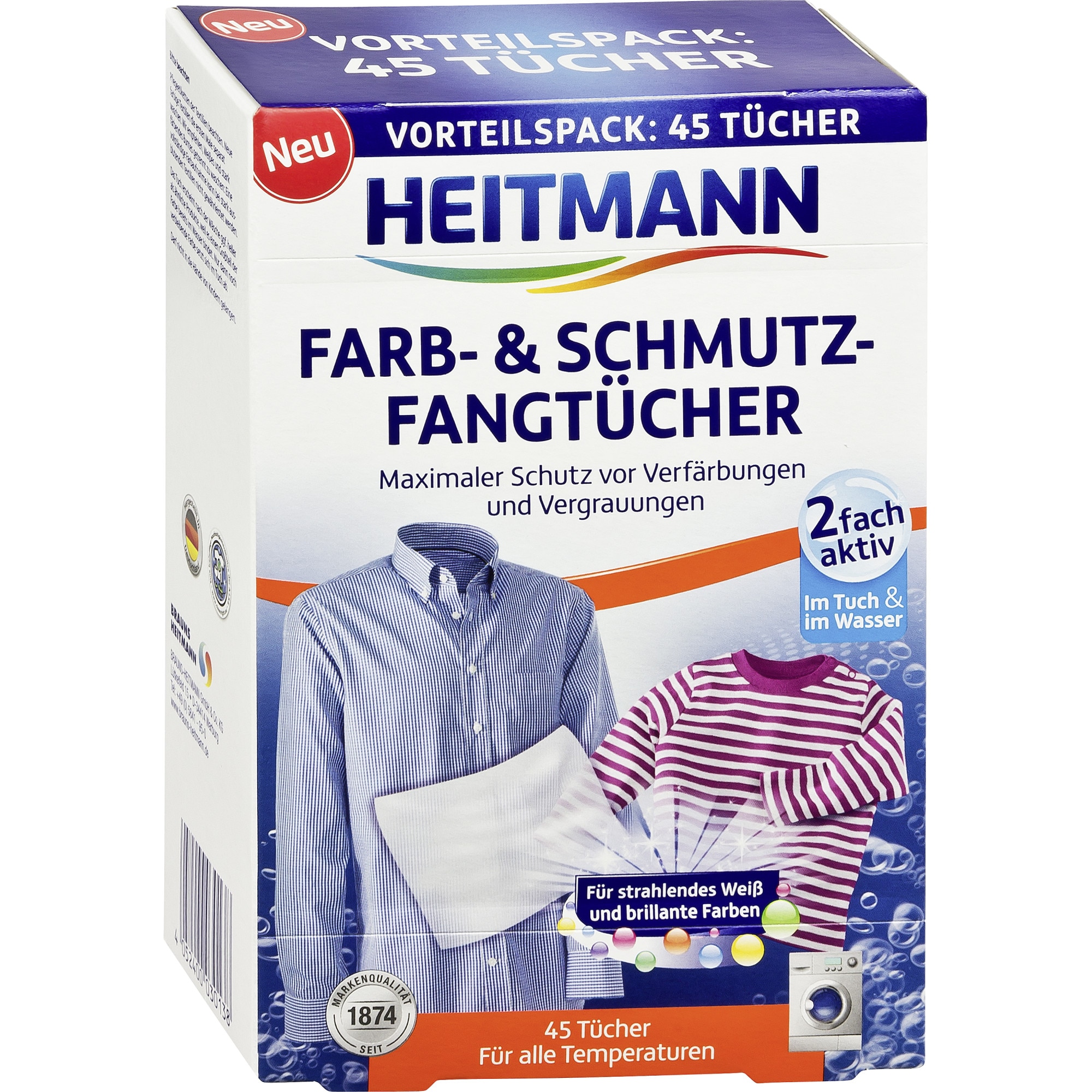 Servetele captare culori, Heitmann, 45 buc