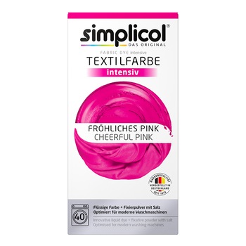 Vopsea textile, Simplicol, Intensiv, Roz Vopsea textile, Simplicol, Intensiv, Roz