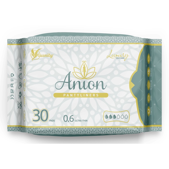 Pachet Absorbante zilnice Anion Luxury, 30 bucati/ pachet